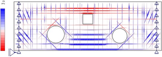Ergebnis: Stahlspannungen