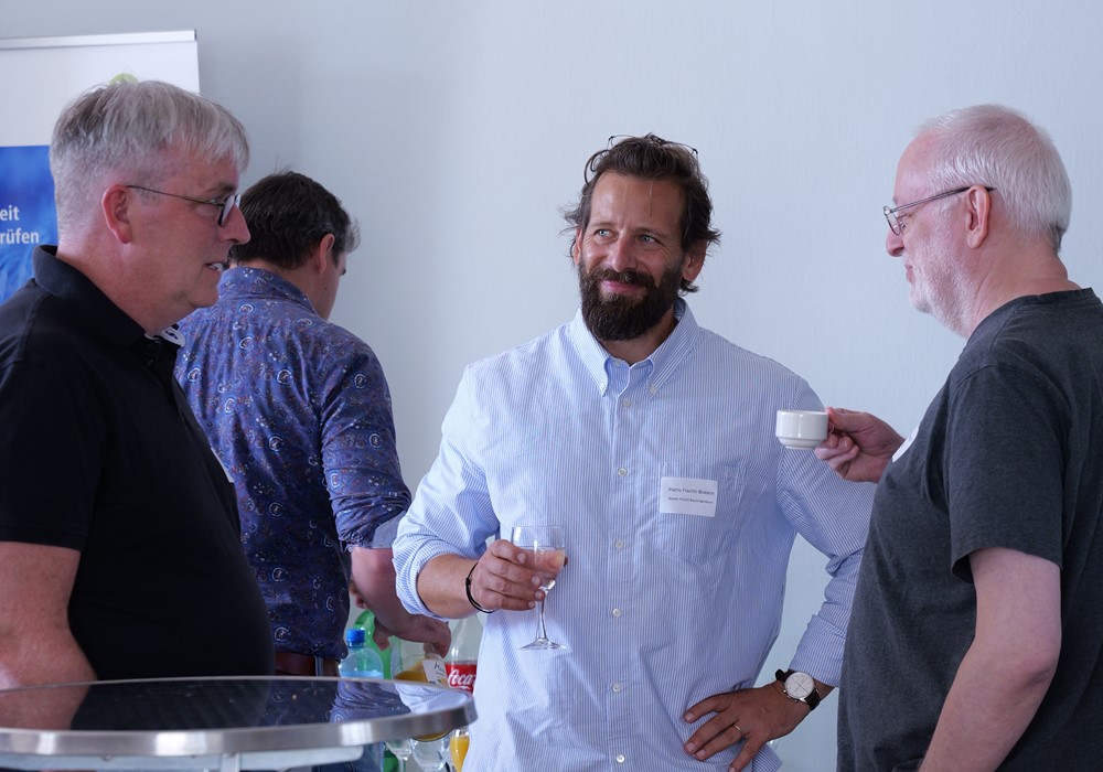 Austausch unter Teilnehmenden am Ingware SoftwareForum